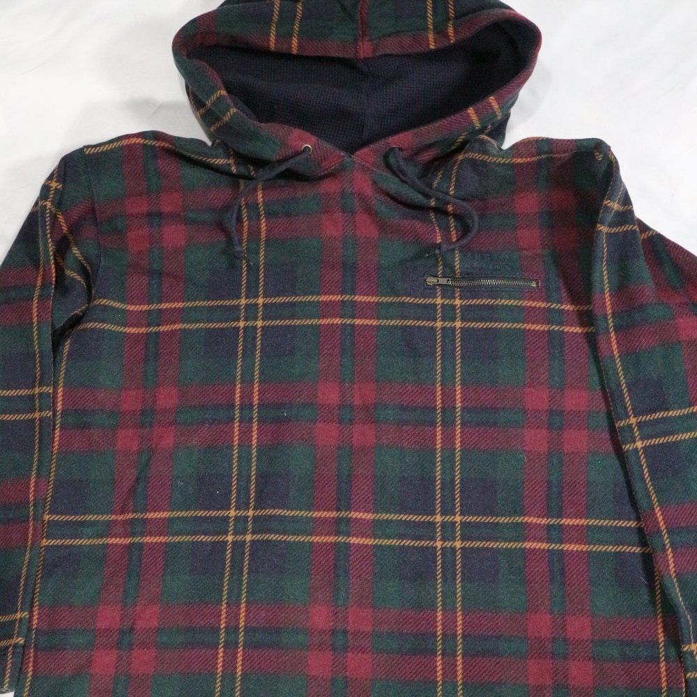 LAUREN RALPH LAUREN Plaid Petite Hooded Pullover Sz PS Petite Small - Picture 5 of 13